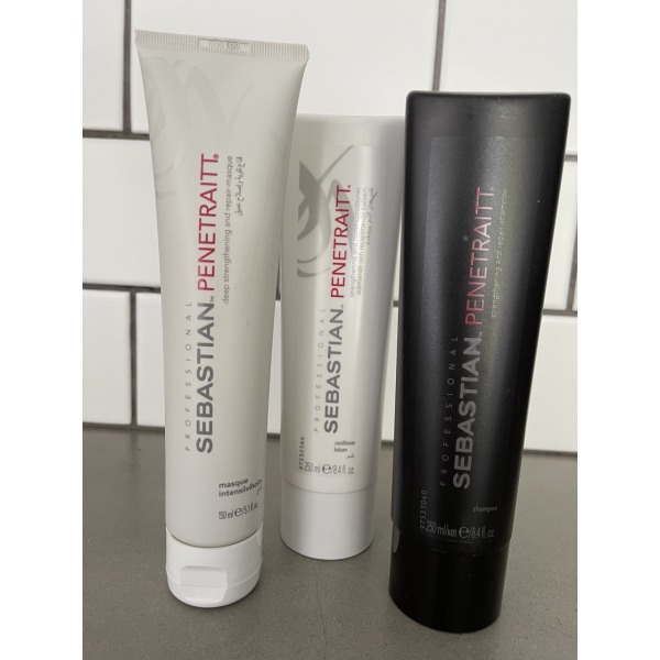 Sebastian Penetraitt Shampoo 250ml, Conditioner 200ml & Treatment 150ml Damaged Hair Trio Pack